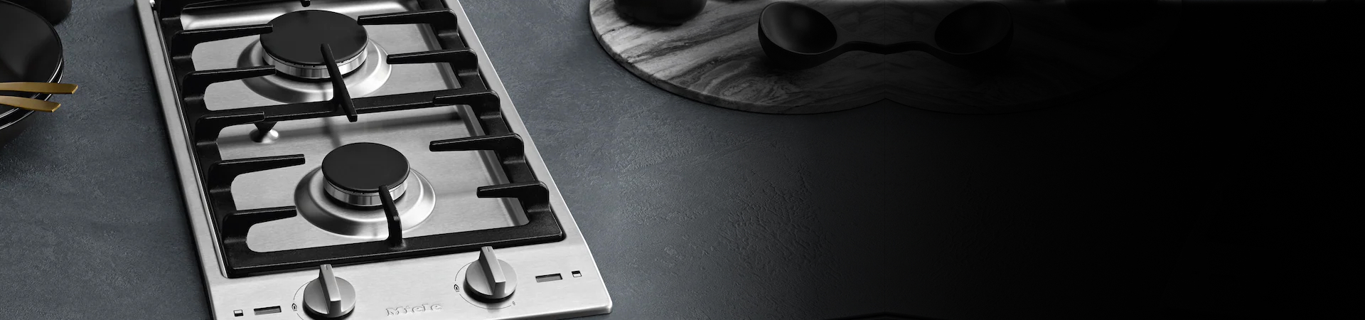 כיריים גז דומינו MIELE דגם CS 1012-2 G