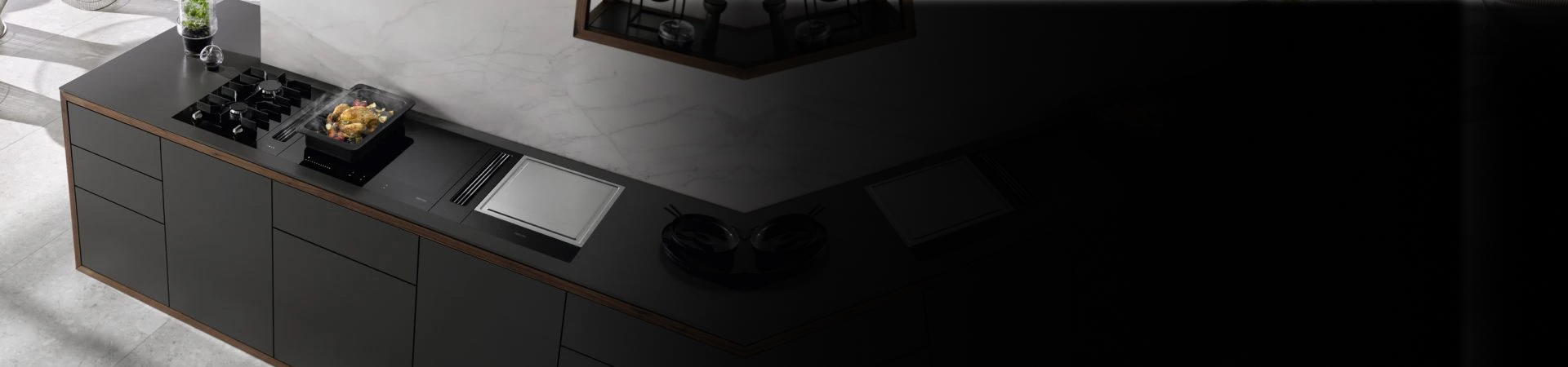 כיריים אינדוקציה עם משטח צלייה MIELE דגם CS 7632 FL