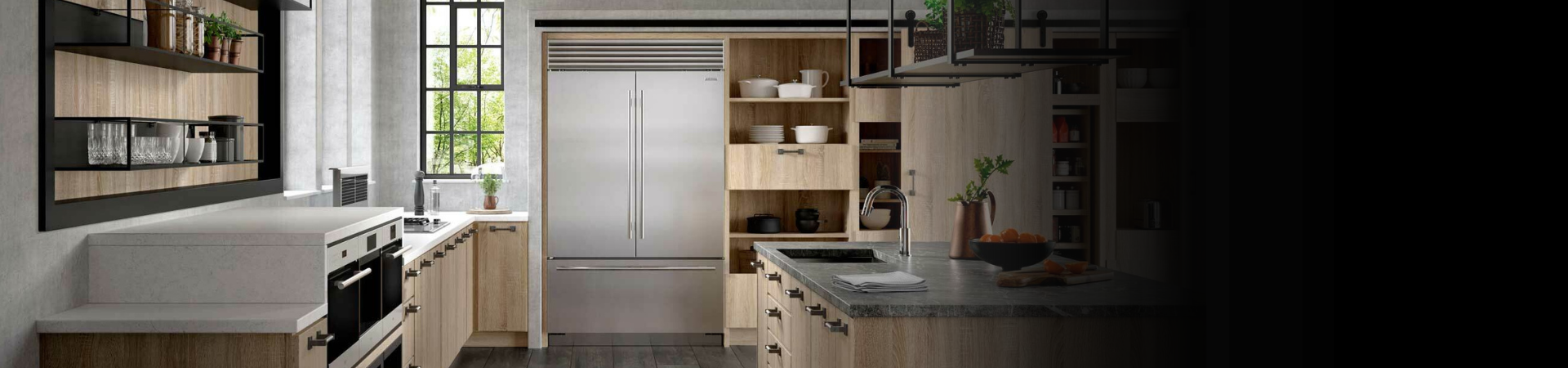 מקרר מקפיא תחתון SUB ZERO דגם ICBCL4850UFDID