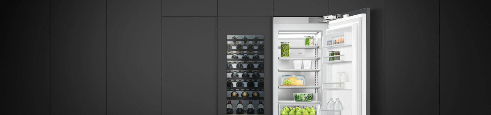 מקררי יין אינטגרלי Fisher & Paykel דגם RS6121VL2K1